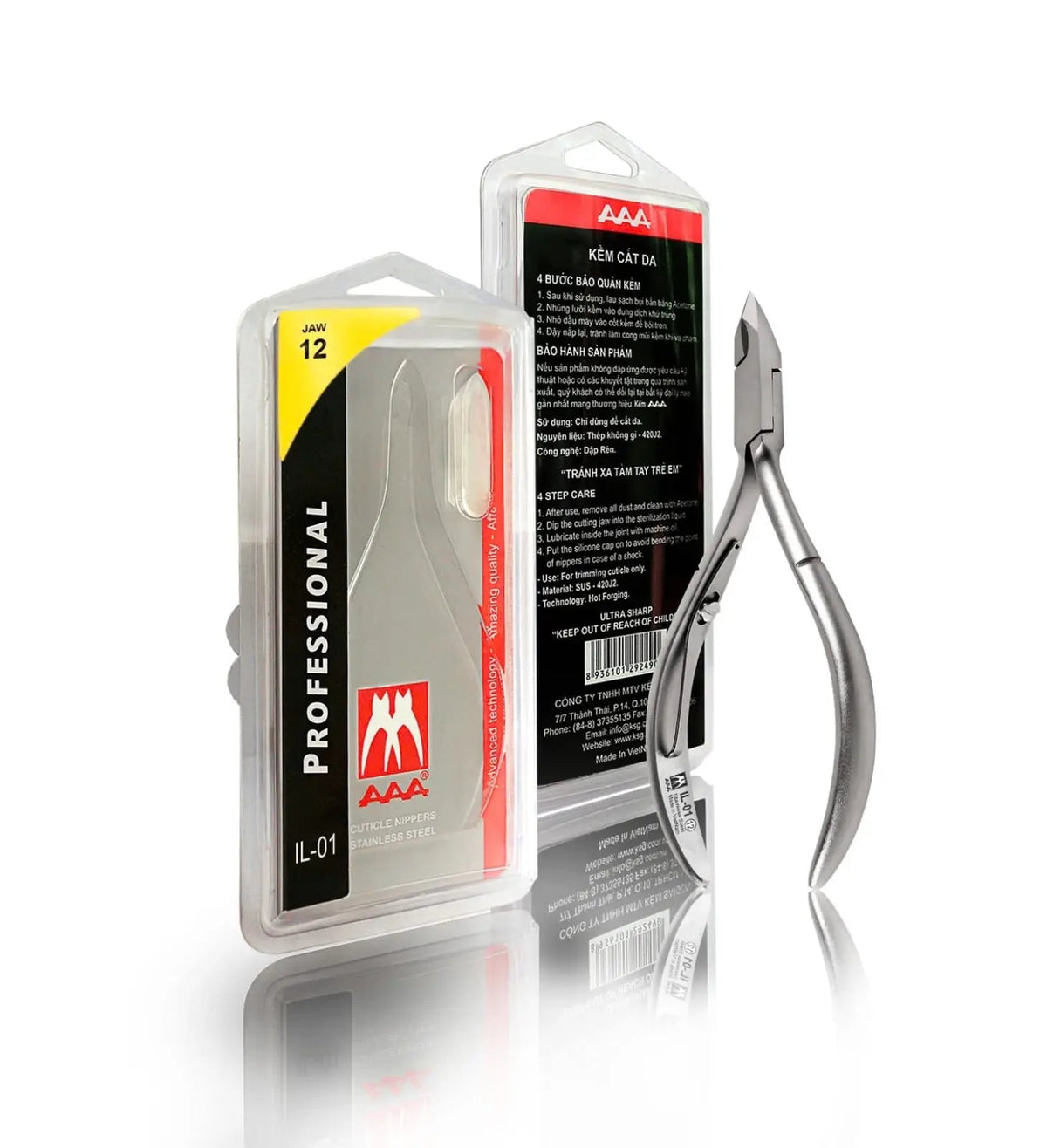 AAA Stainless Steel PRO Cuticle Nippers