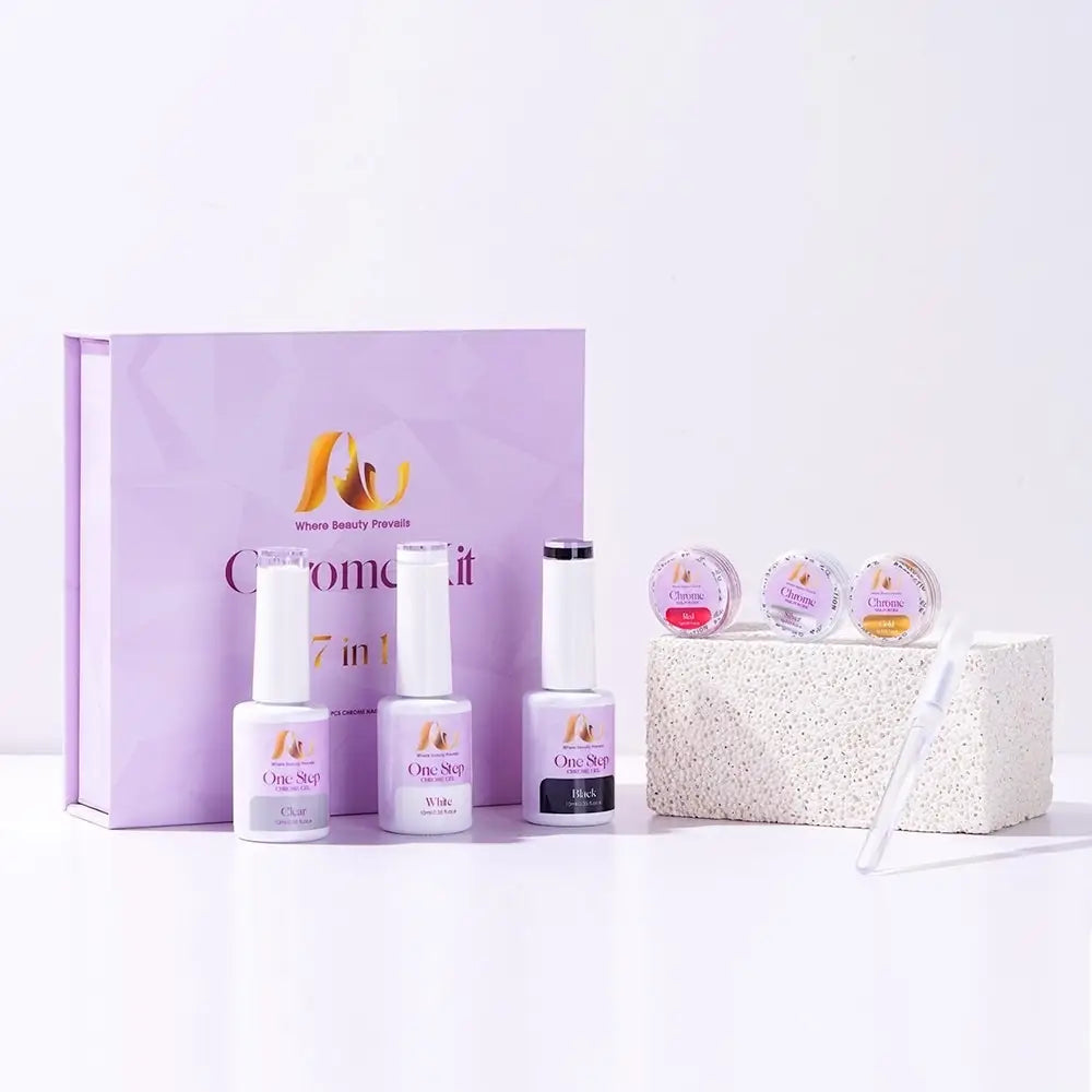 AU Professional Chrome Nail Kit