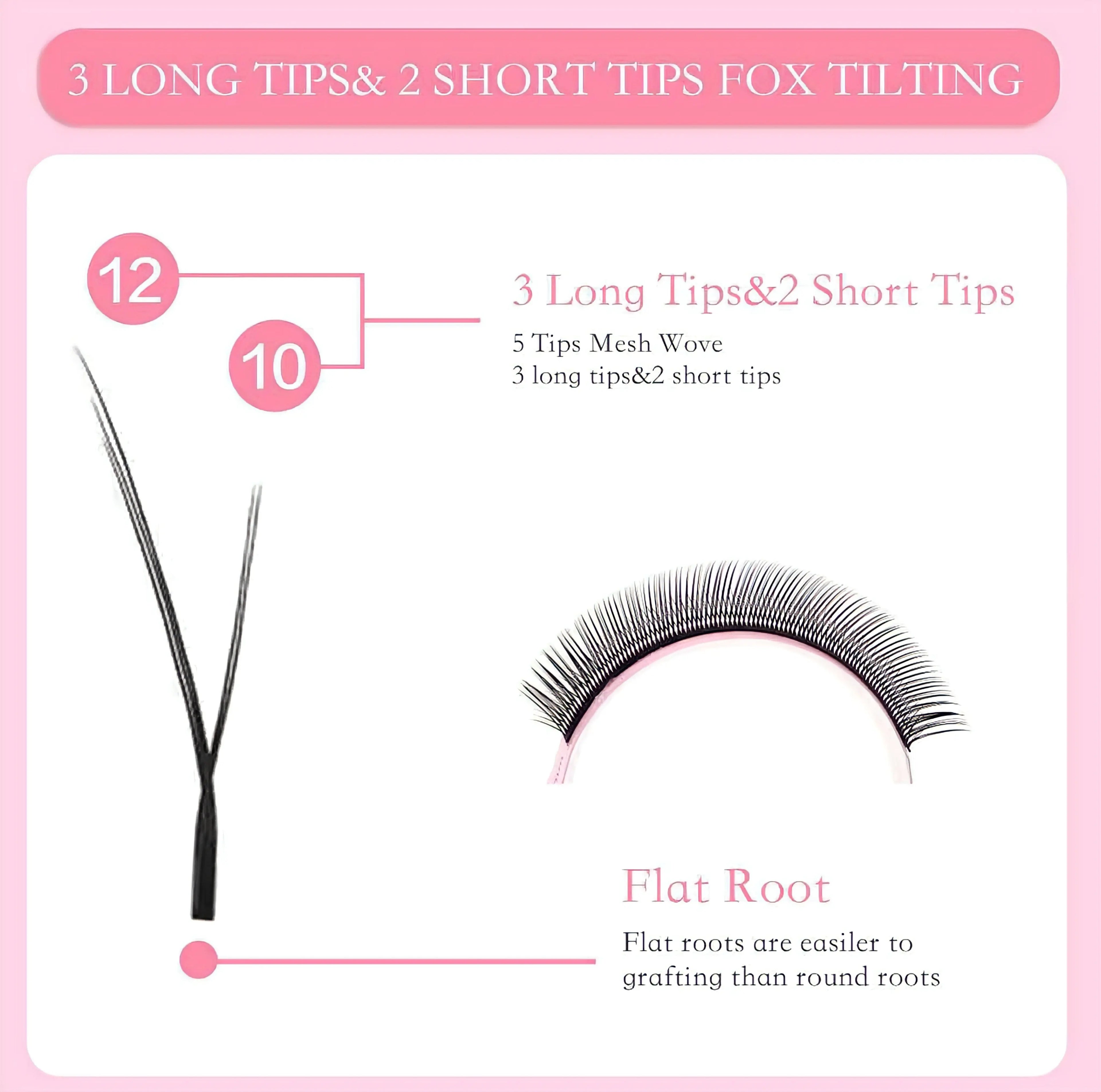 Fox YY – Combo – 6 Lashes Boxes With Lash Holder