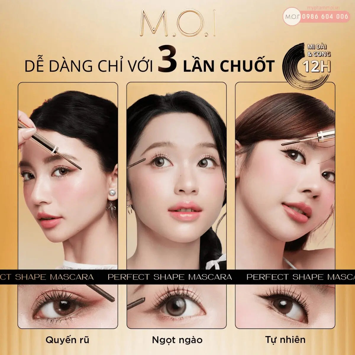 Mascara Perfect Shape M.O.I – Chuốt mi