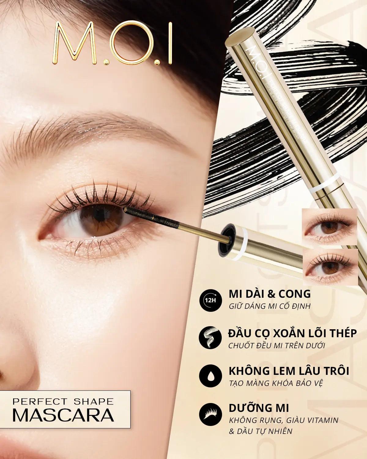 Mascara Perfect Shape M.O.I – Chuốt mi