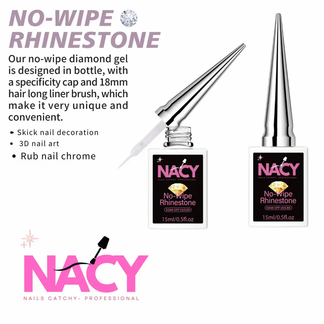 Nacy No-Wipe Rhinestone 0.5oz