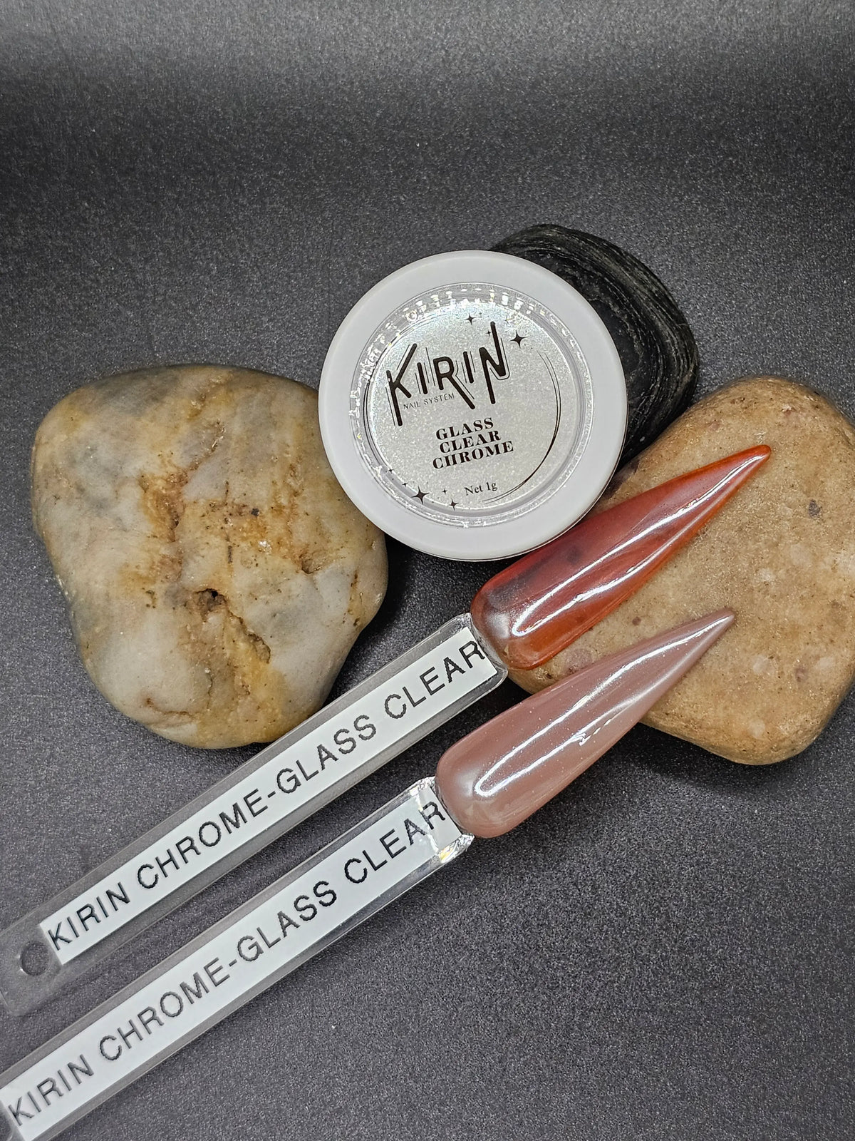 KIRIN Glass Crystal Clear Chrome Powder - Mirror Effect