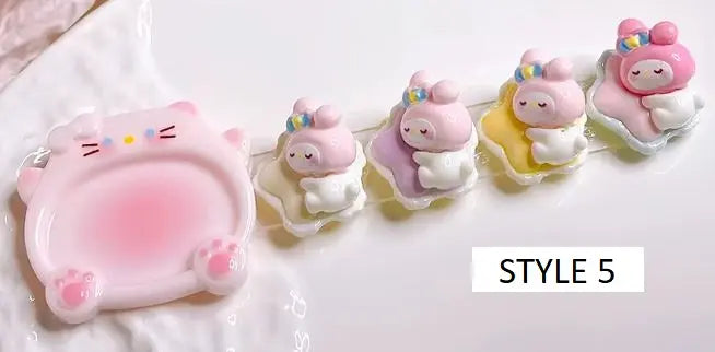 Multi-Functional Cute 3D Nail Brush Holder & Wash Cup - Various Styles Available
