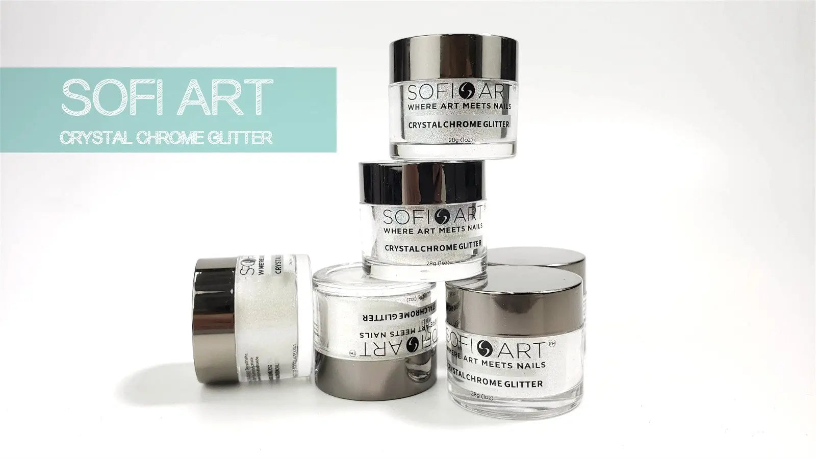 SOFI-ART All-In-1 Chrome Glitter 1oz - 32 colors (No color chart available)