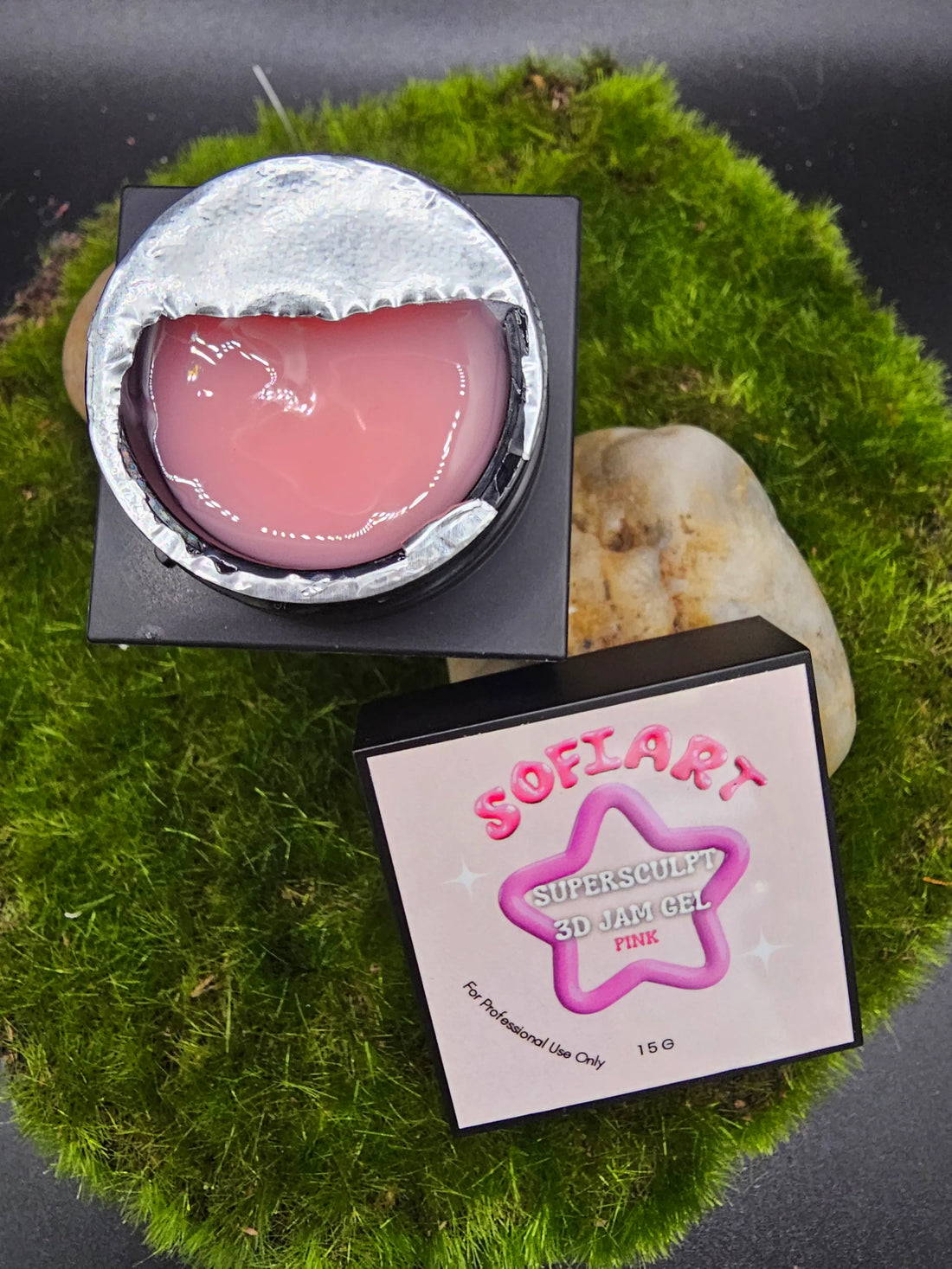 SOFIART Super Sculpting 3D Jam Gel 15g - Available in Clear/Pink/White