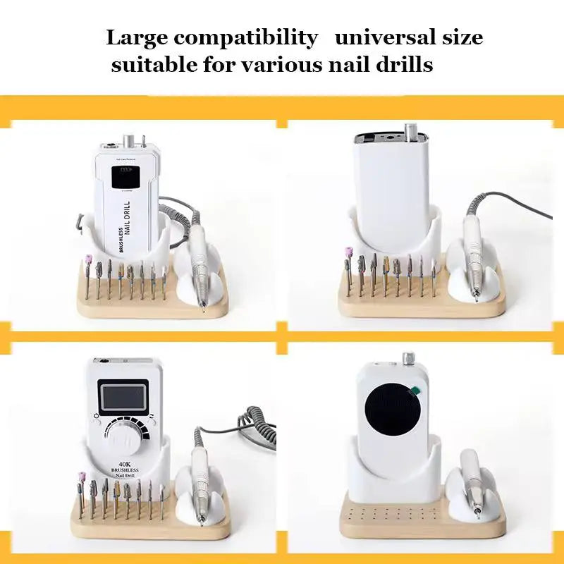 3in1 nail drill holder/ storage - 24 holes drill bits organizer