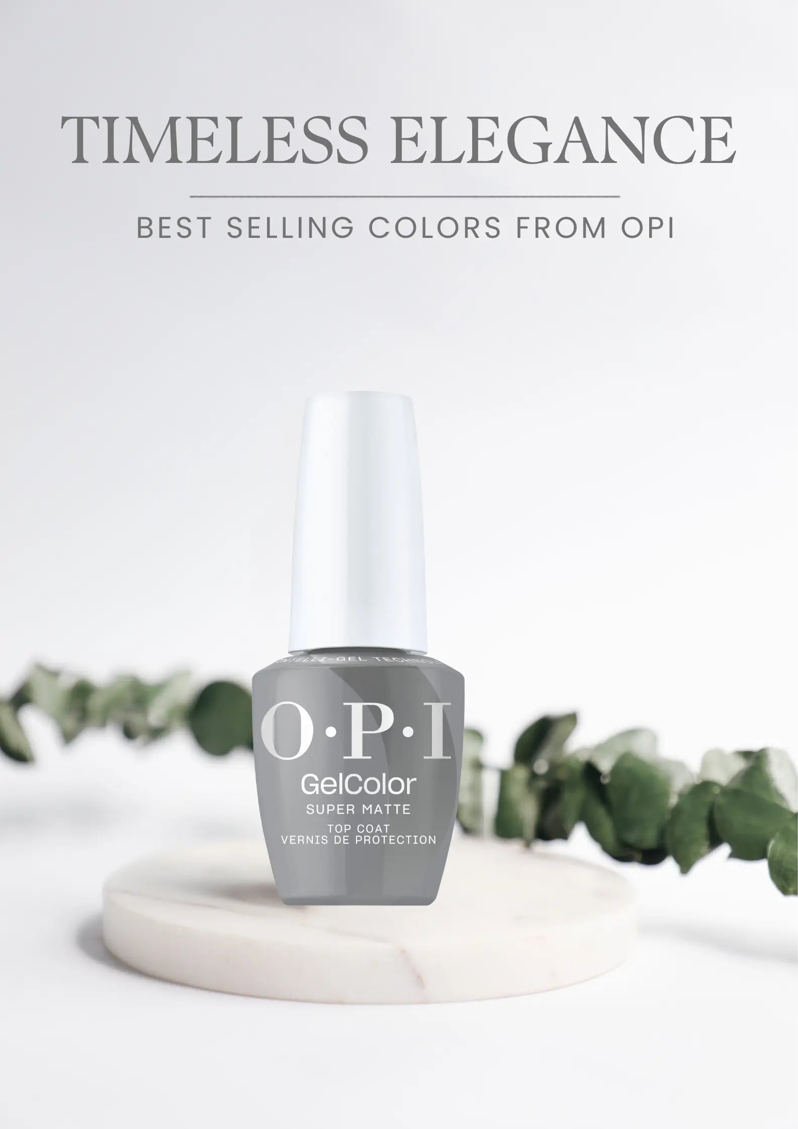 OPI Intelli-Gel - Super Matte Top Coat 0.5 oz