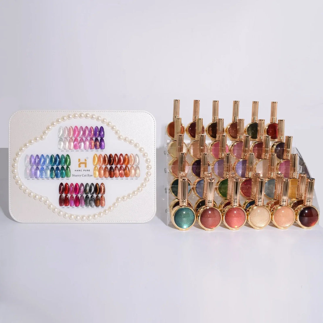 Hang Pure Starry Cat eye 36 colors Ship with Color Chart