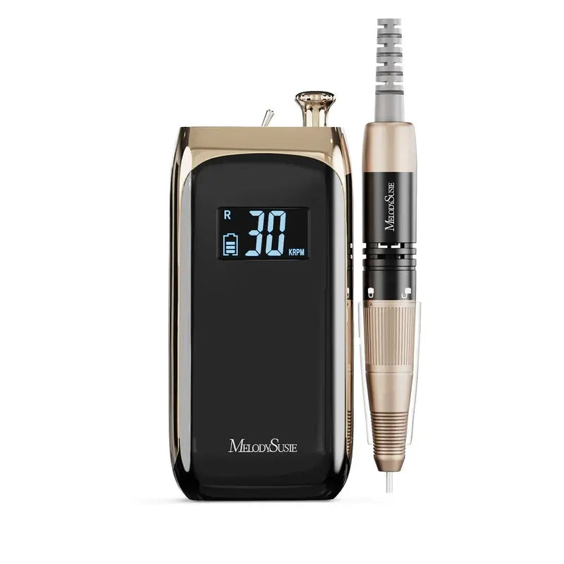 MelodySusie Jade(SC320C) Clip-On Vintage-Style Rechargeable Nail Drill 30,000RPM