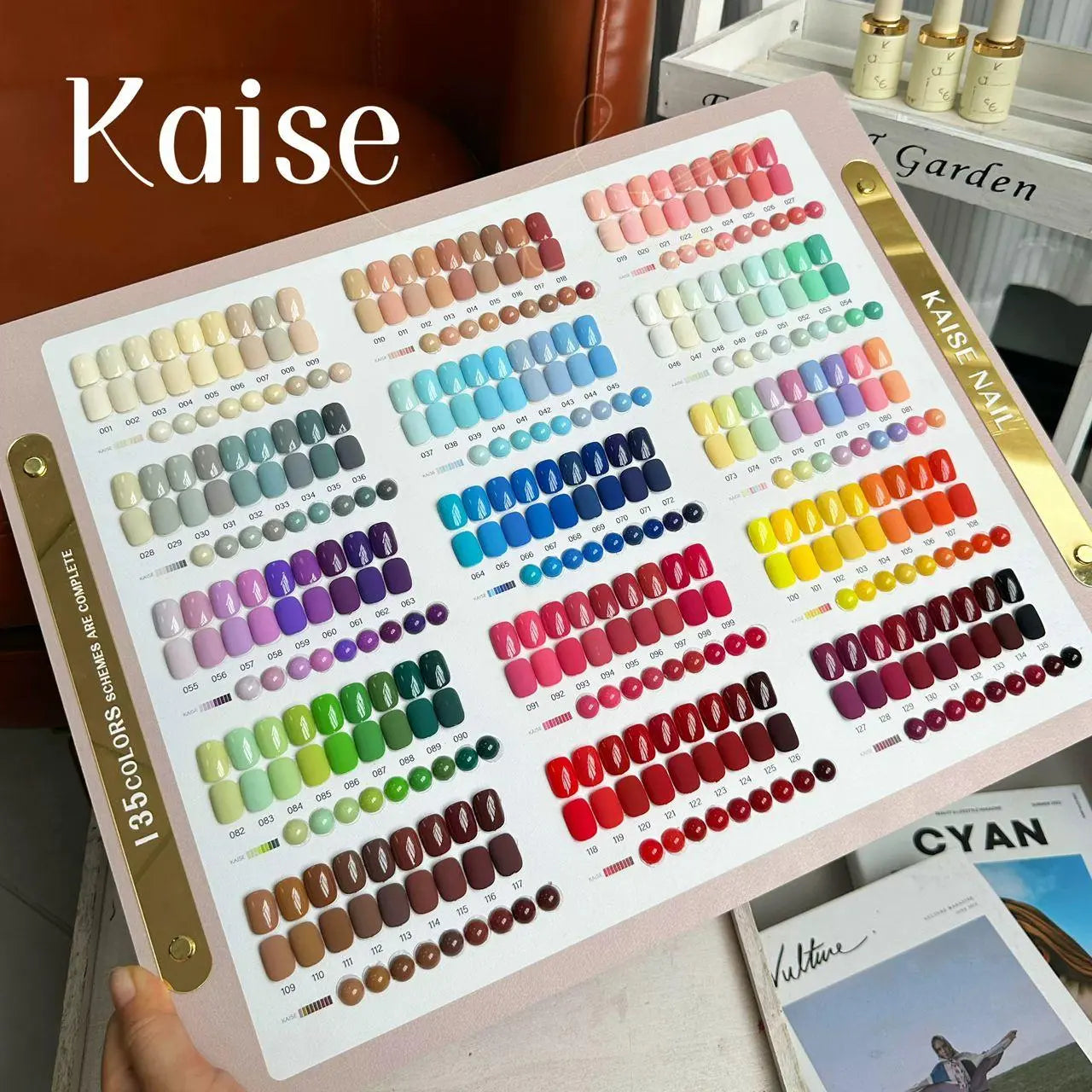 KAISE Gel Polish Complete Set - 135 Colors