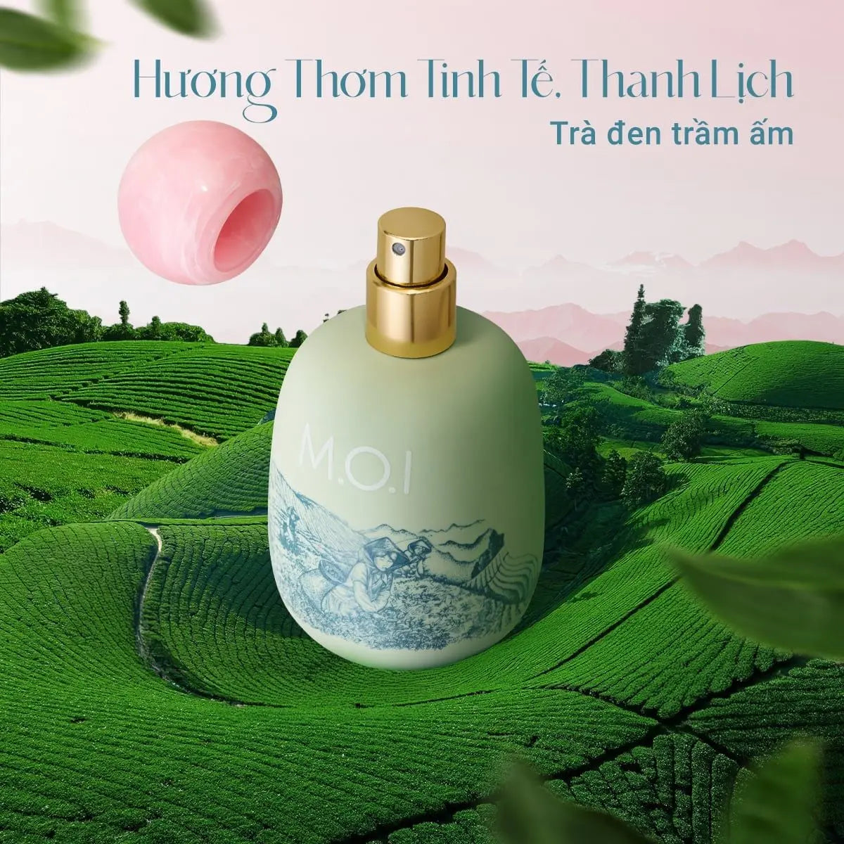 Nước Hoa Cao Cấp Phiên Bản Giới Hạn M.O.I x Minh Long Trà Hoa Viên 50ml