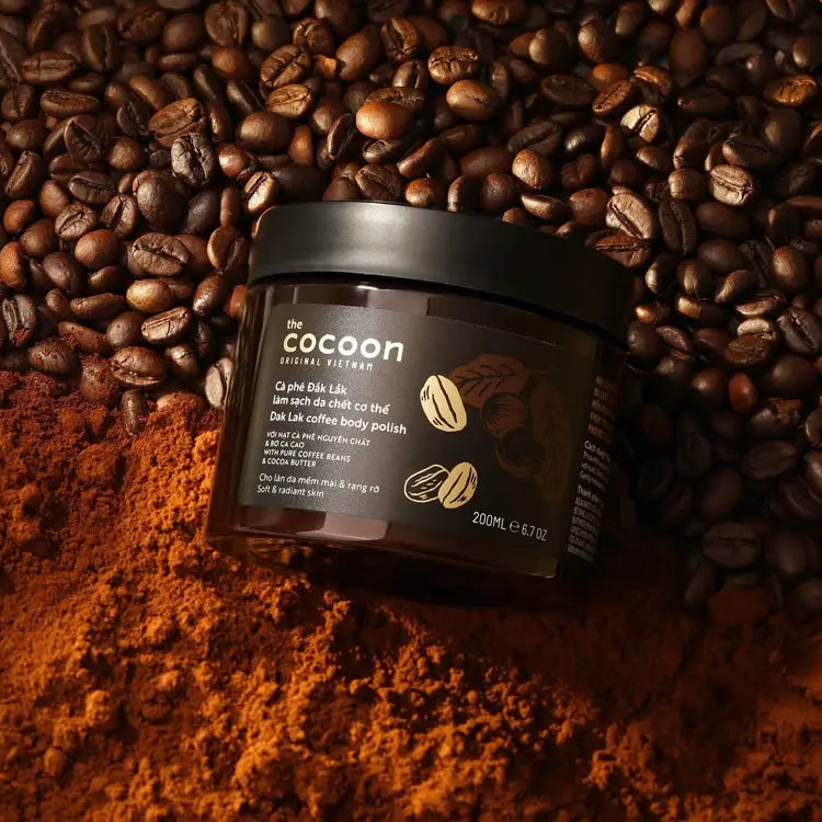 Cà phê Đắk Lắk làm sạch da chết - Coffee Exfoliating Scrub