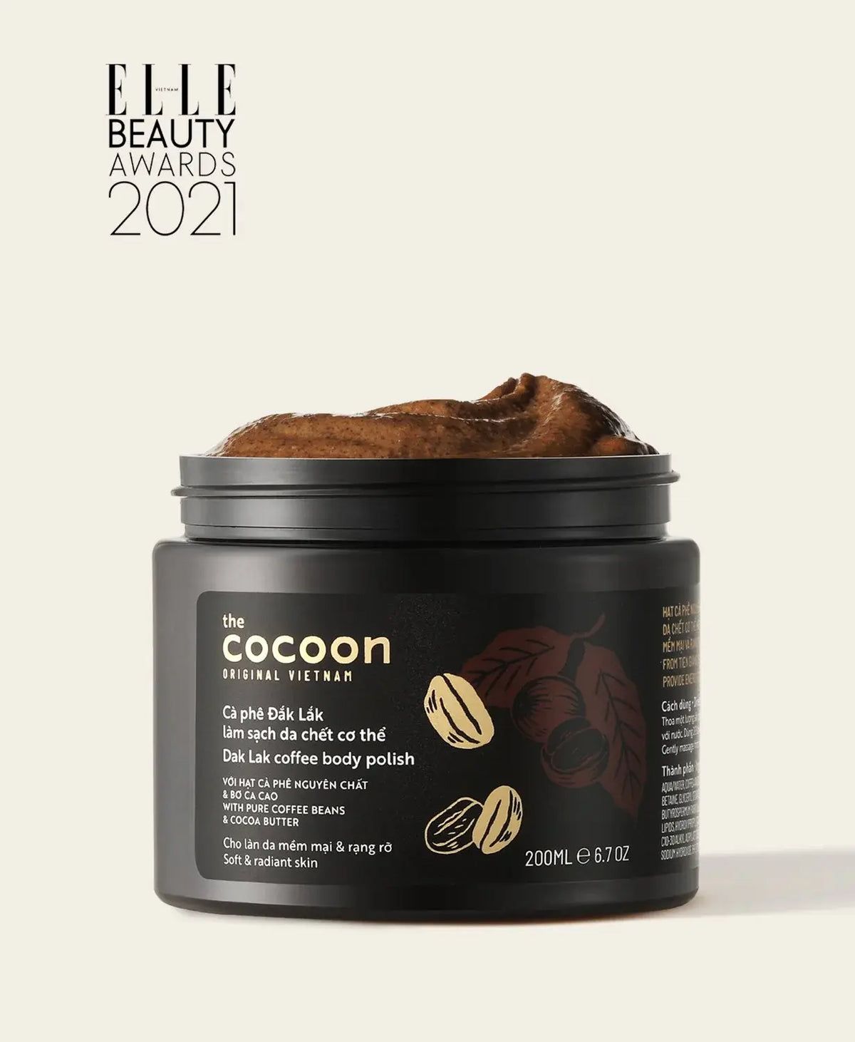 Cà phê Đắk Lắk làm sạch da chết - Coffee Exfoliating Scrub