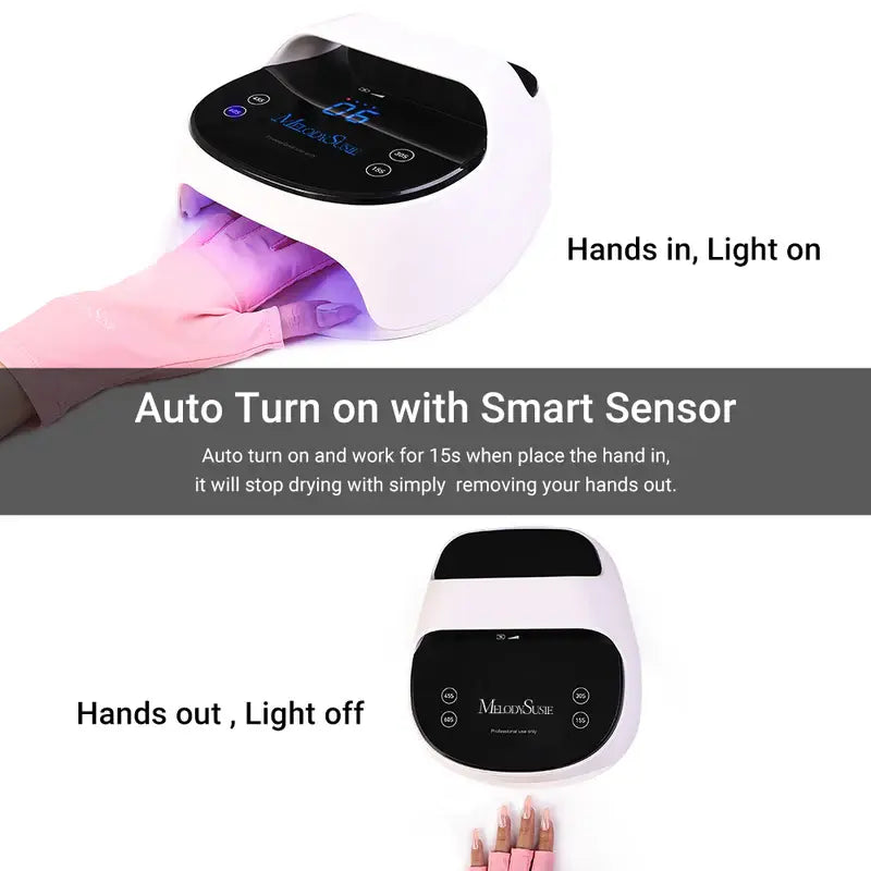 MelodySusie EOS 5(SPro27I/SPro24TR) Rechargeable LED/UV Nail Lamp