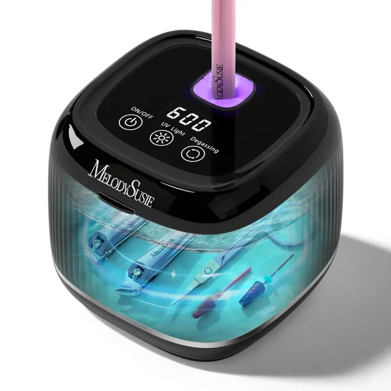 MelodySusie 2 in 1 Ultrasonic Cleaner Machine for Manicure