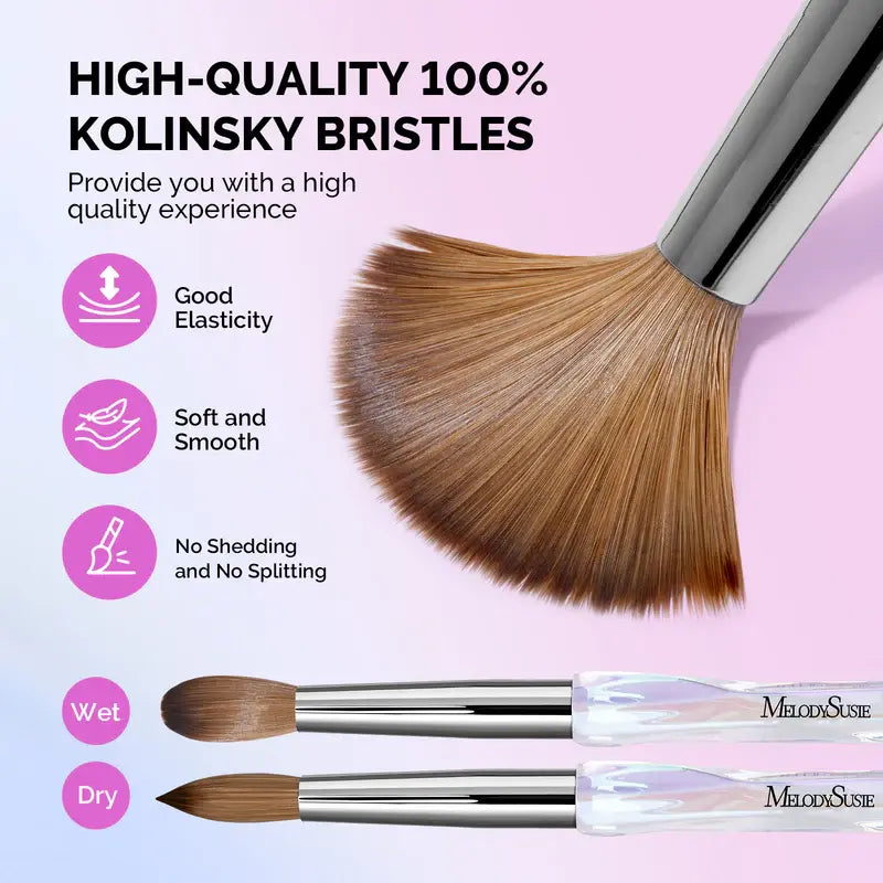 MelodySusie 100% Kolinsky Acrylic Nail Brush