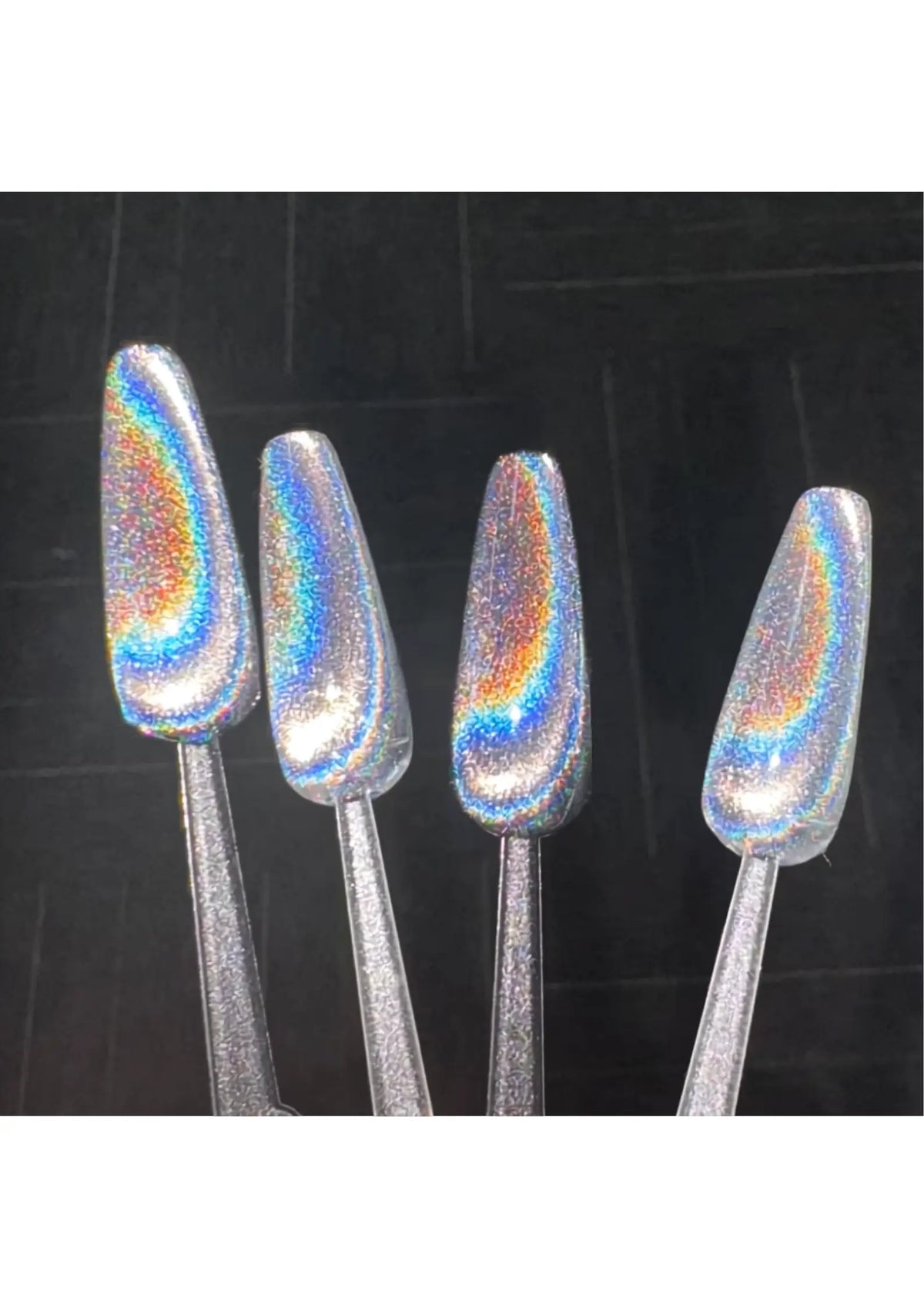 KIRIN 2in1 Holographic Cat Eye Magnetic Chrome Powder