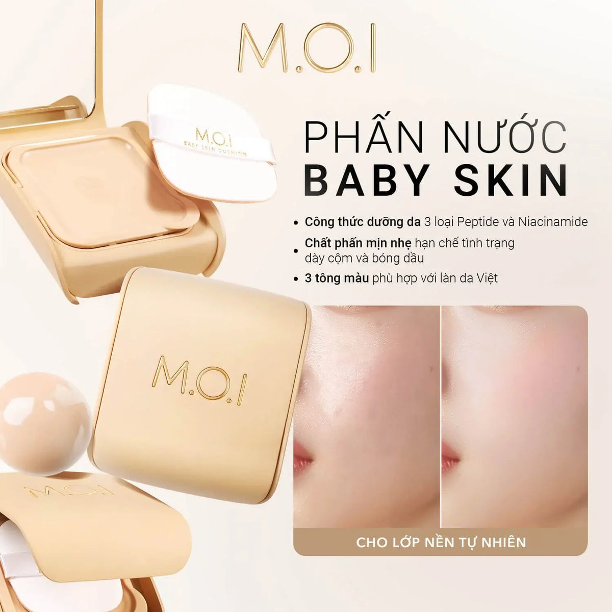 Phấn Nước M.O.I - Cushion 12g