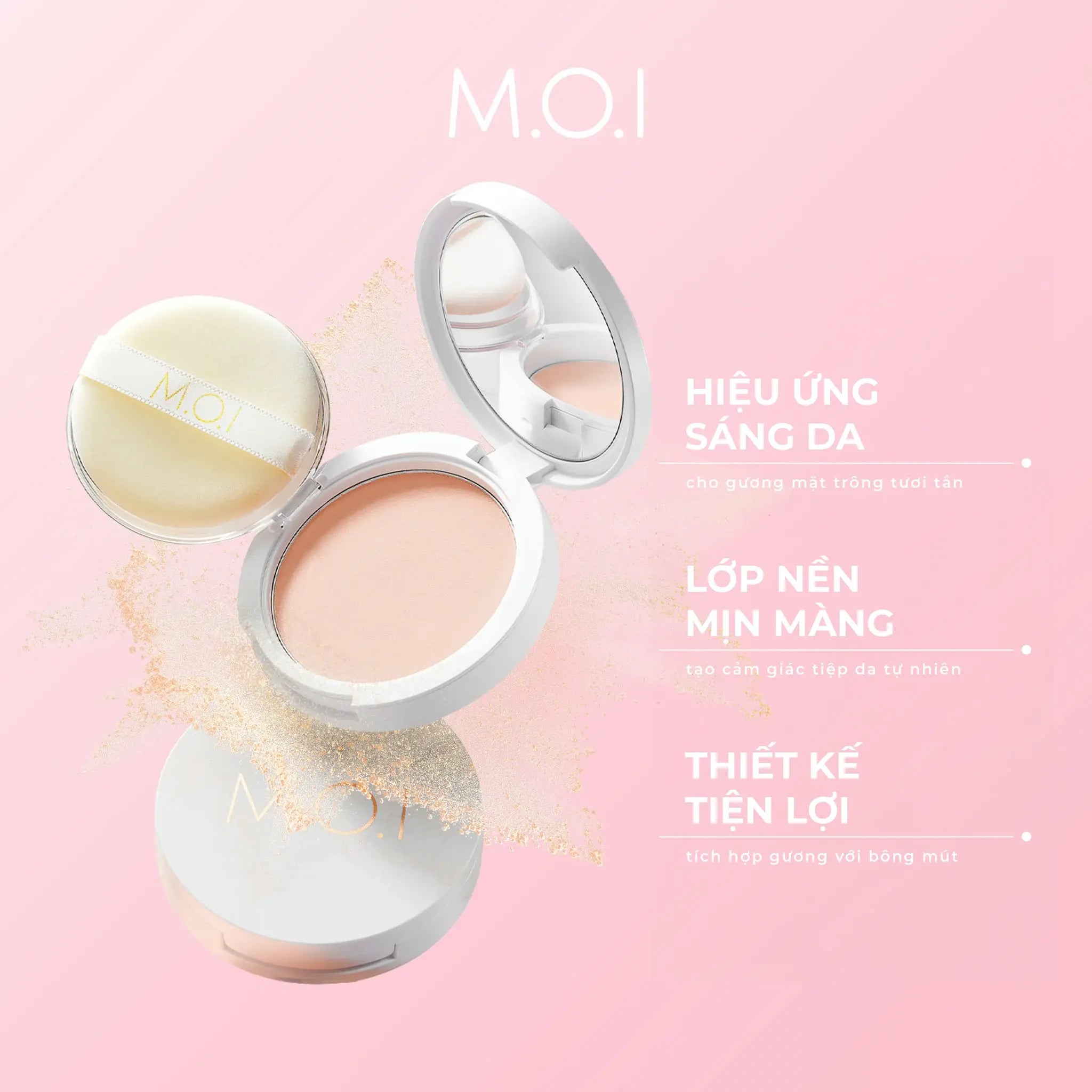 Phấn Phủ - M.O.I Baby Skin Powder 10g