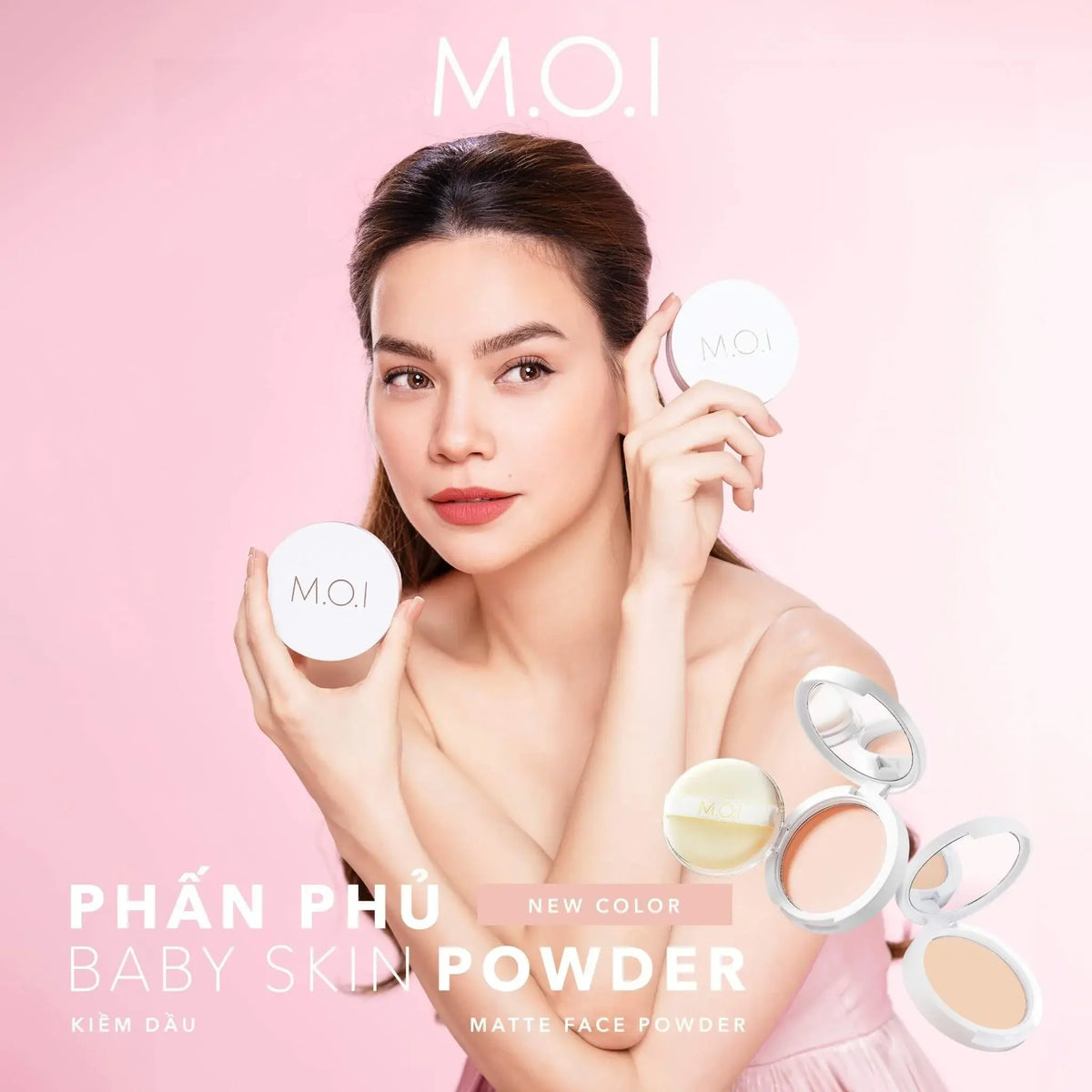 Phấn Phủ - M.O.I Baby Skin Powder 10g