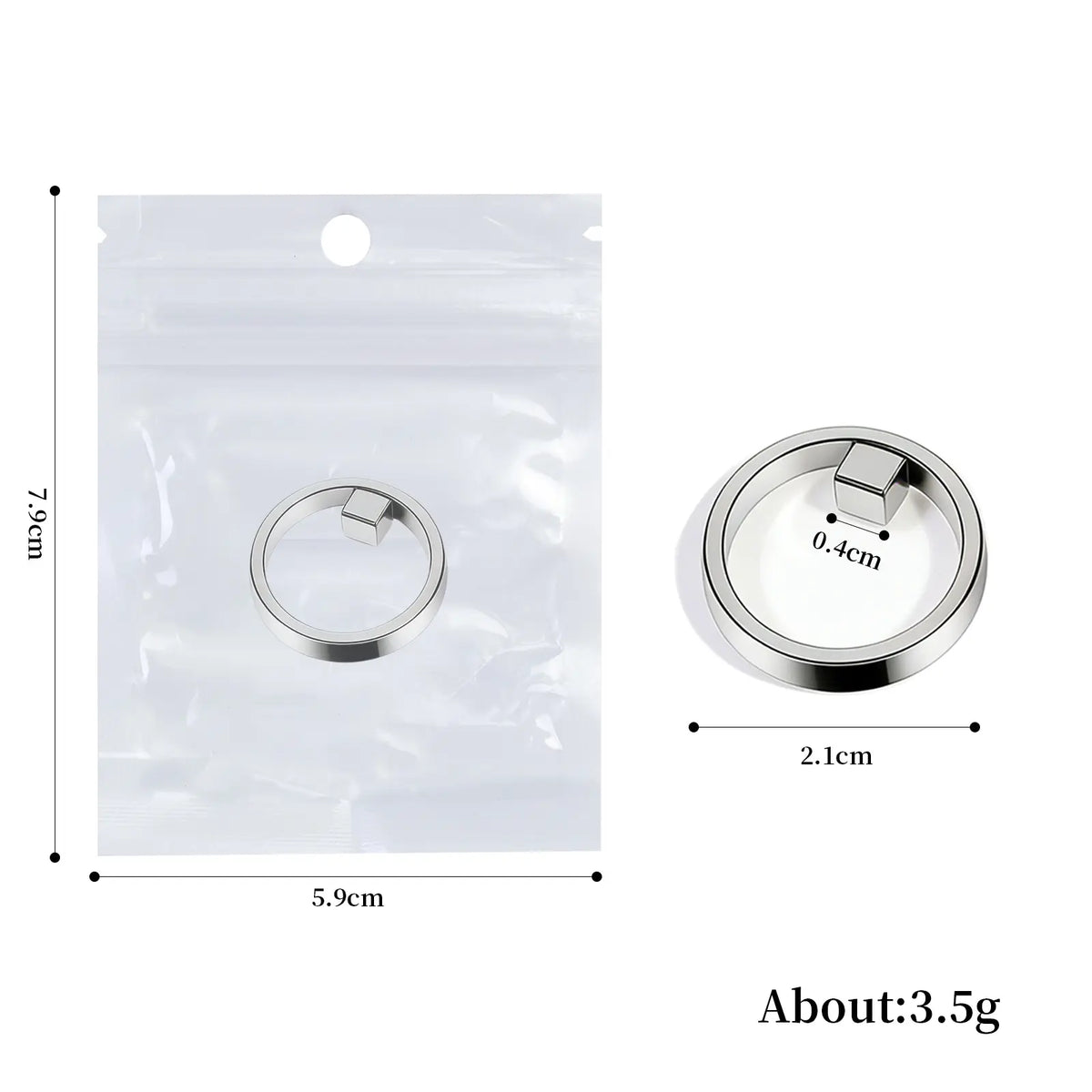2 Sets Cat Eye Magnets - Ring & Cube Set (4pcs)
