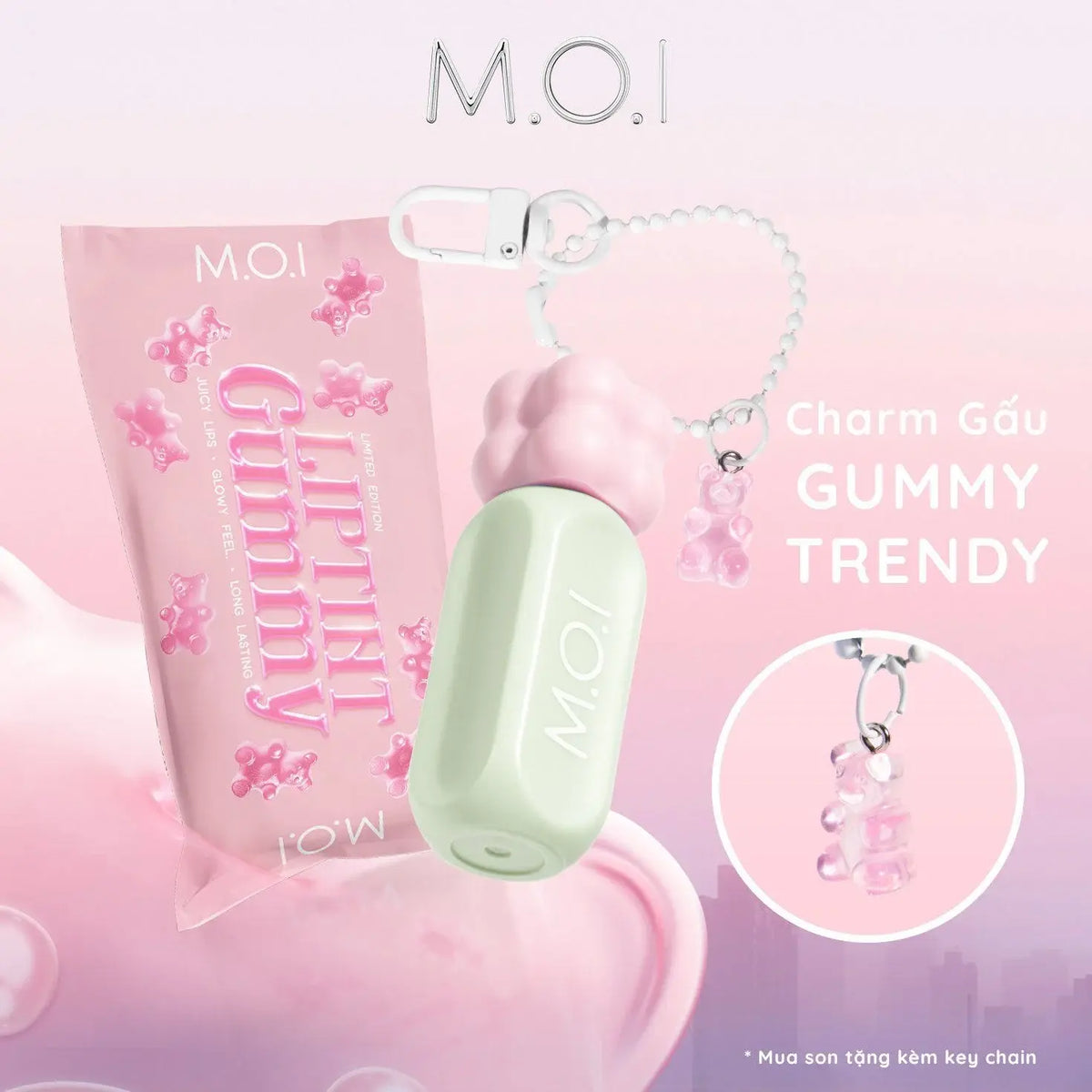 Son Tint Bóng M.O.I Gummy 3g
