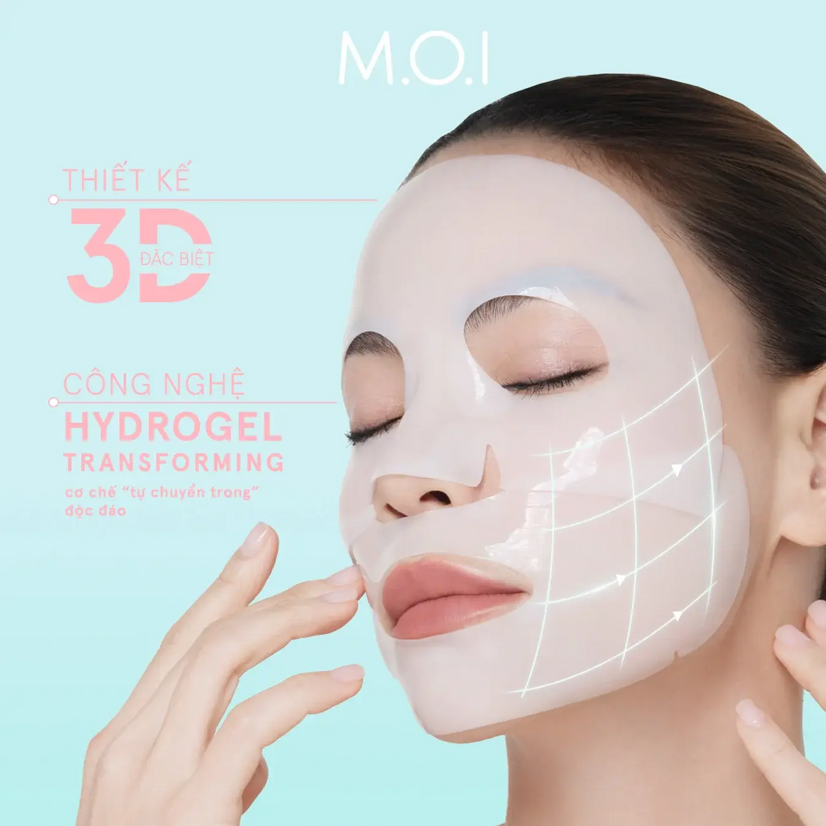 Mặt Nạ Gạo Tinh Khiết Sáng Da M.O.I Hydrogel Rice Mask – Box of 3