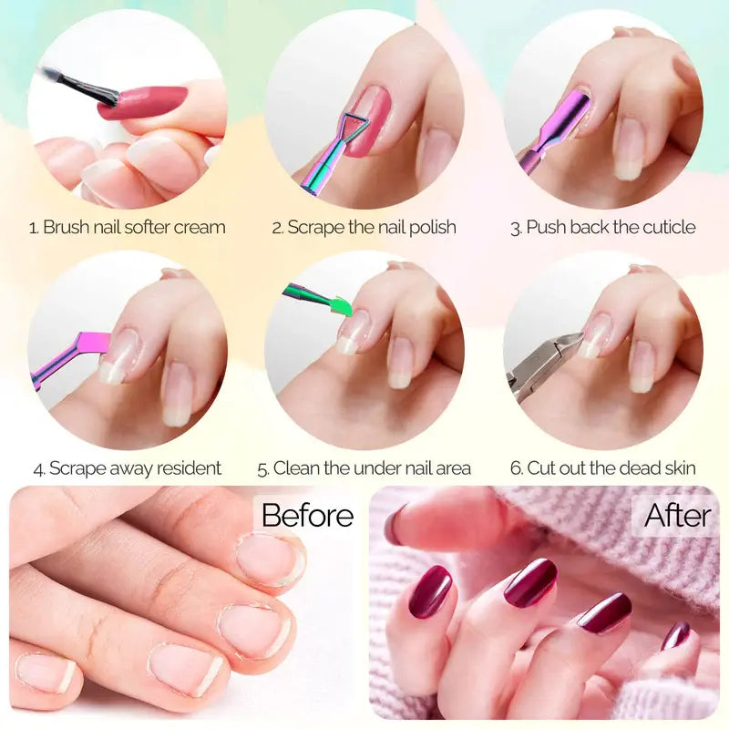 MelodySusie Acrylic Nail Clippers 4 in 1 Kit