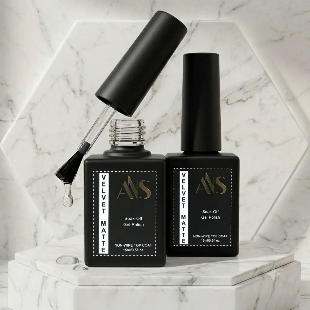 Soak-Off Gel Polish Non-Wipe Top Coat Velvet Matte