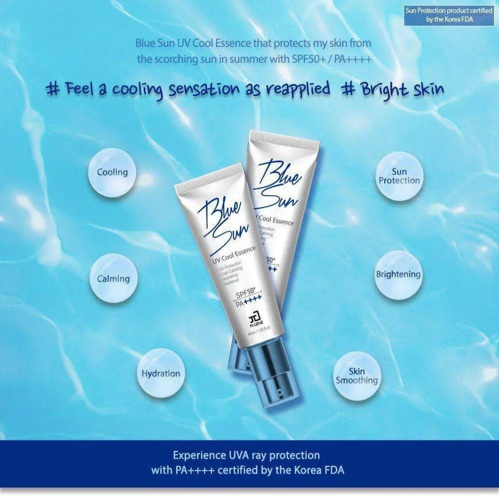 Kem Chống Nắng PI.GENE Blue Sun UV Cool Essence SPF50+ PA++++