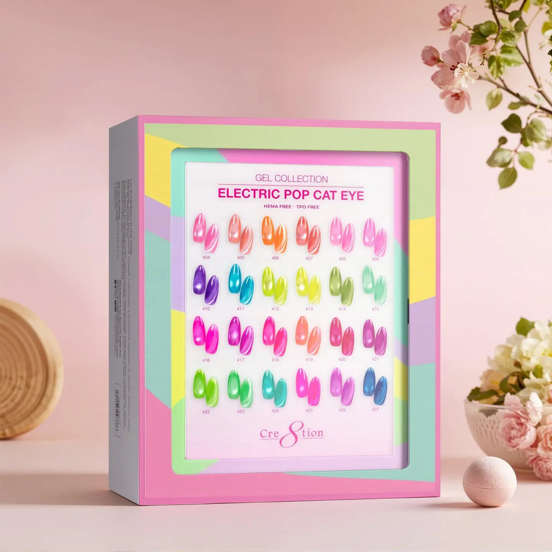 Cre8tion Cat Eye Neon Summer Electric Pop Kit - 24 Colors