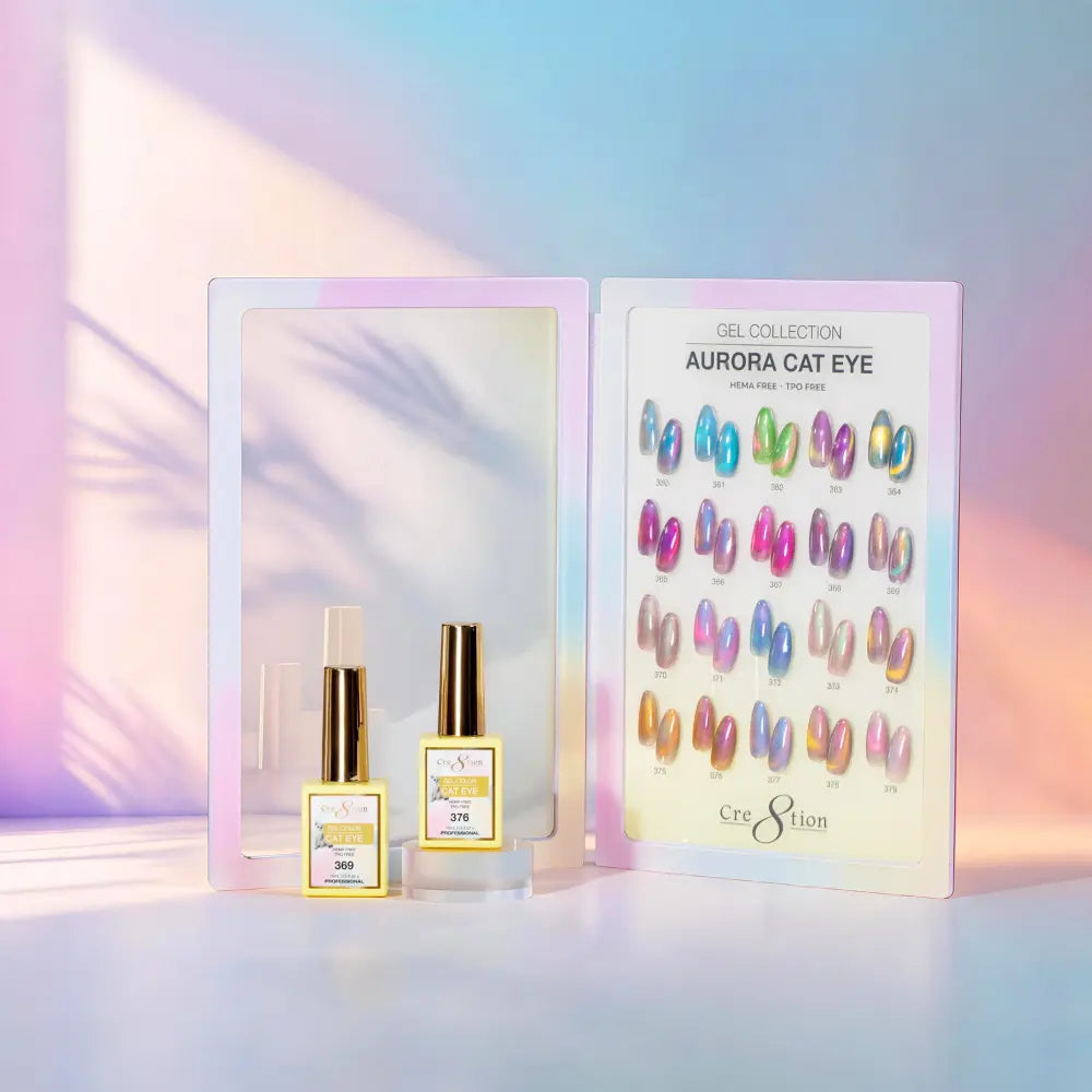 Cre8tion Aurora Cat Eye Gel Kit – 20 Colors