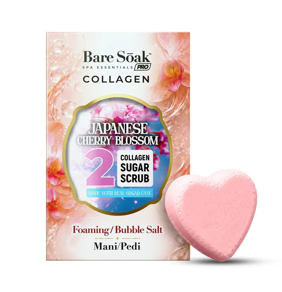 4 Steps • Collagen Heart Pedi Bomb ( 50 kits per case)