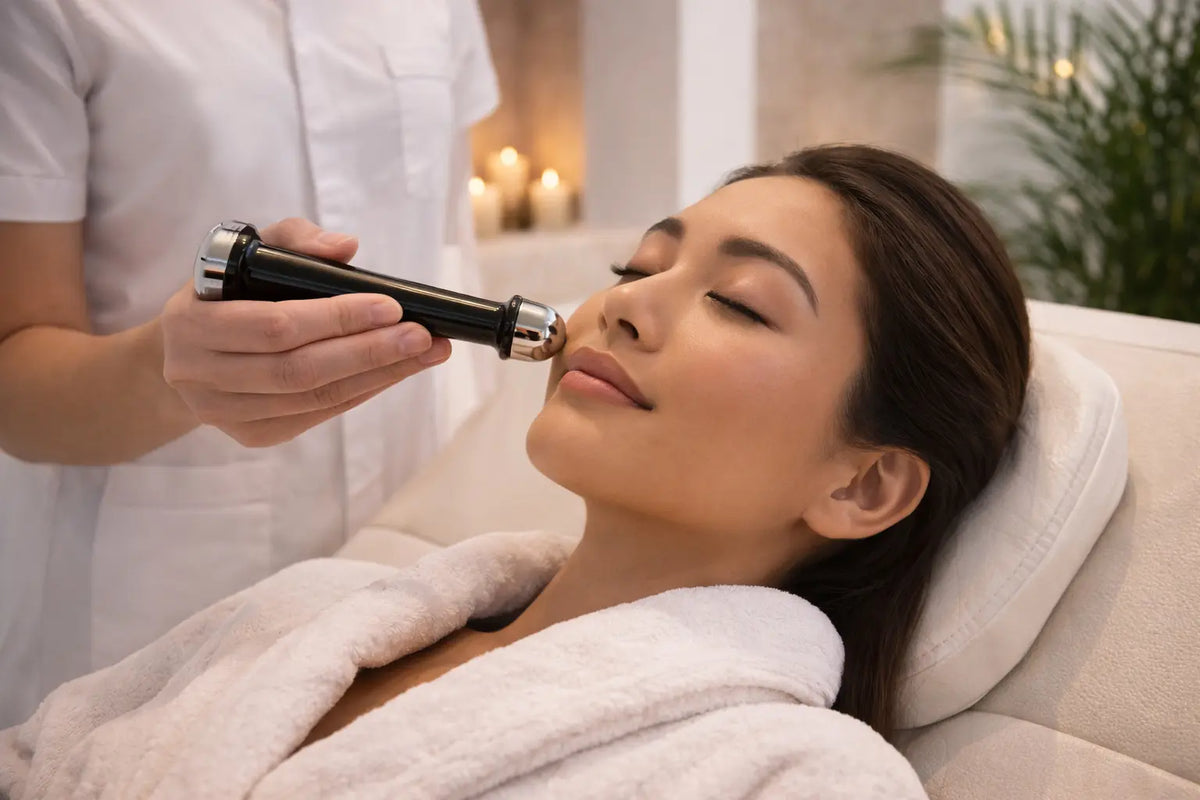 MediWaxx™ Kansa Wand | Stainless Steel Spa Massage Tool with Holder
