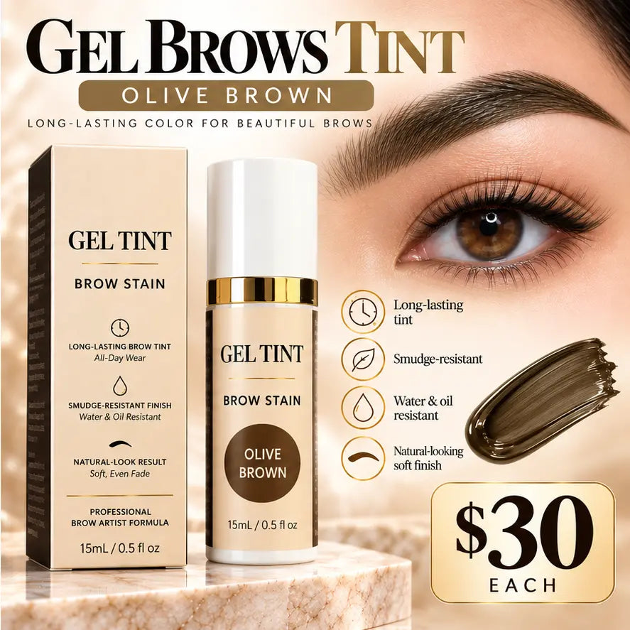 Gel Brows Tint – Brow Stain 15mL (Single or Complete Set)