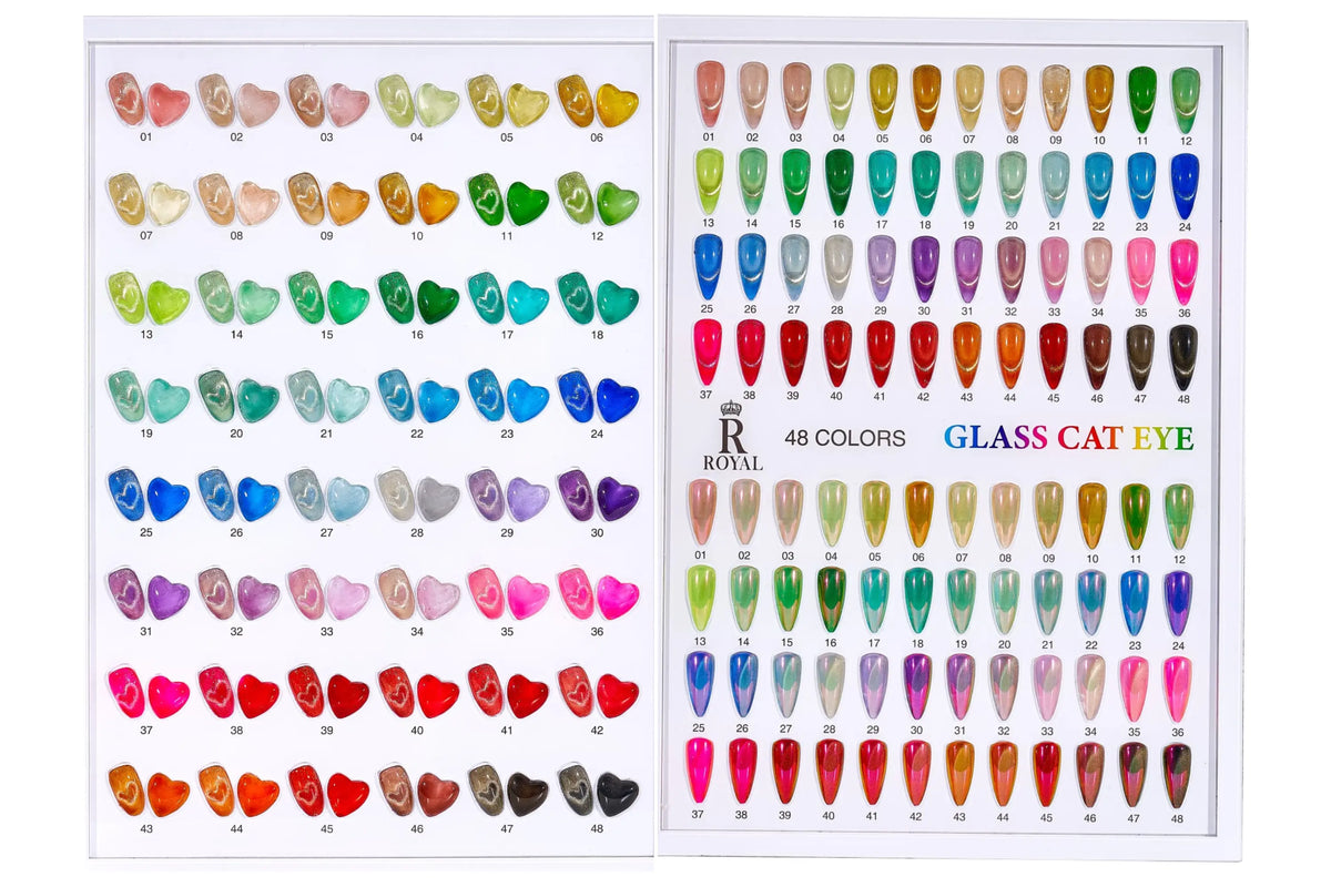 ROYAL NAIL ART - Glass Cat Eye Collection - 48 Colors