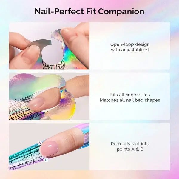 Nail Forms for Nail Extensions 100PCS