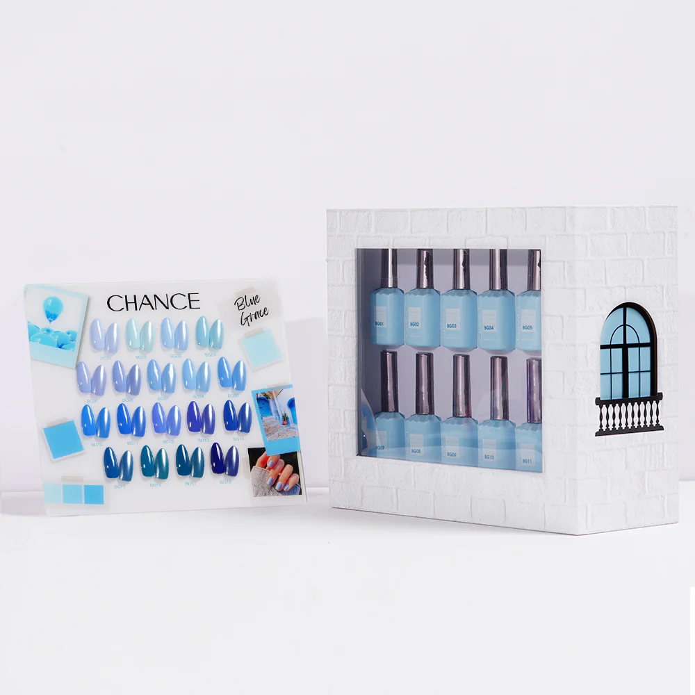 Chance Blue Grace Collection Gel Polish Set 0.5 oz