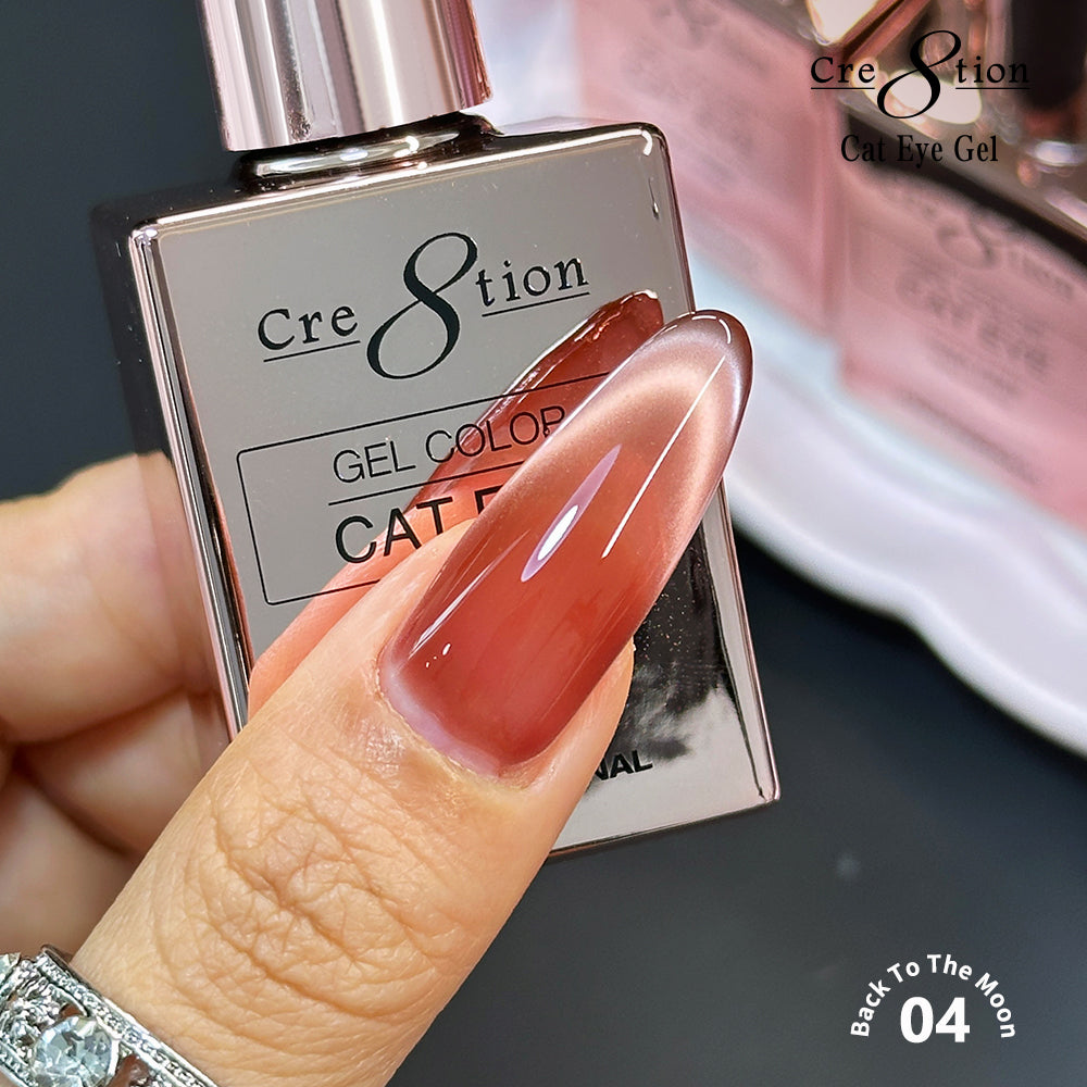 Cre8tion Back To The Moon Cat Eye Gel Kit – 12 Colors, 0.5 fl oz (15 mL) Each