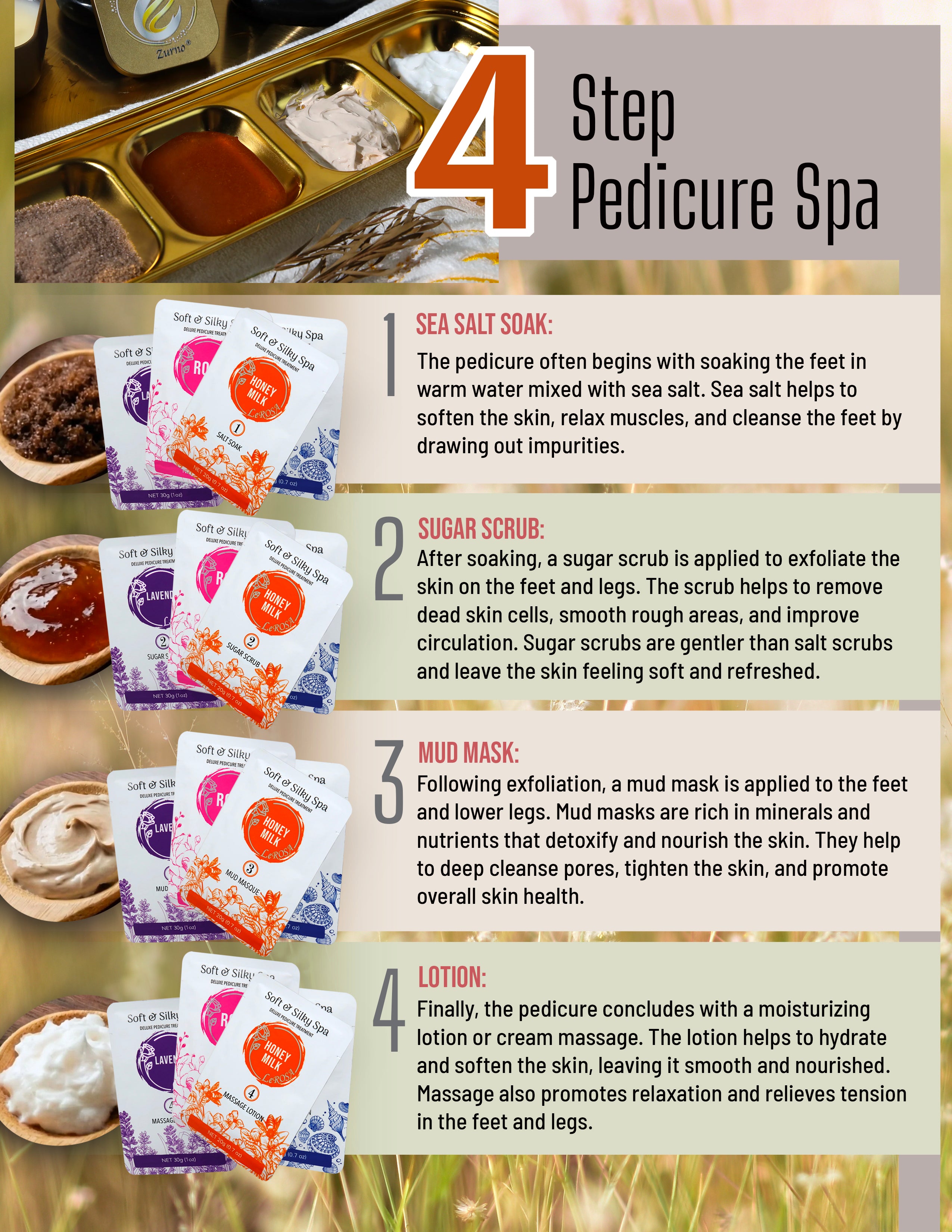 Lerosa - 4 Steps Spa Pedicure
