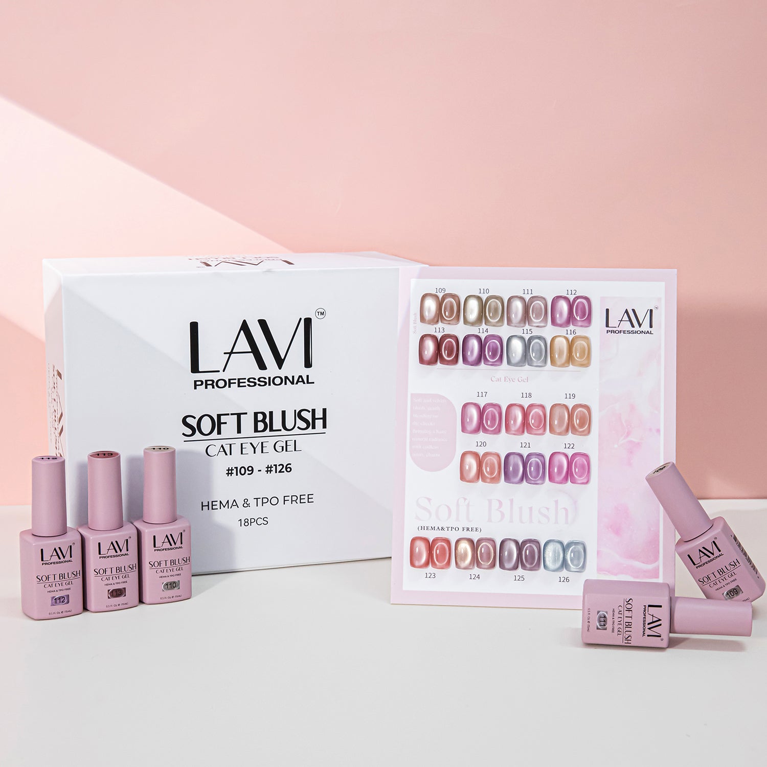 LAVI Cat Eye (18 colors) - SOFT BLUSH (