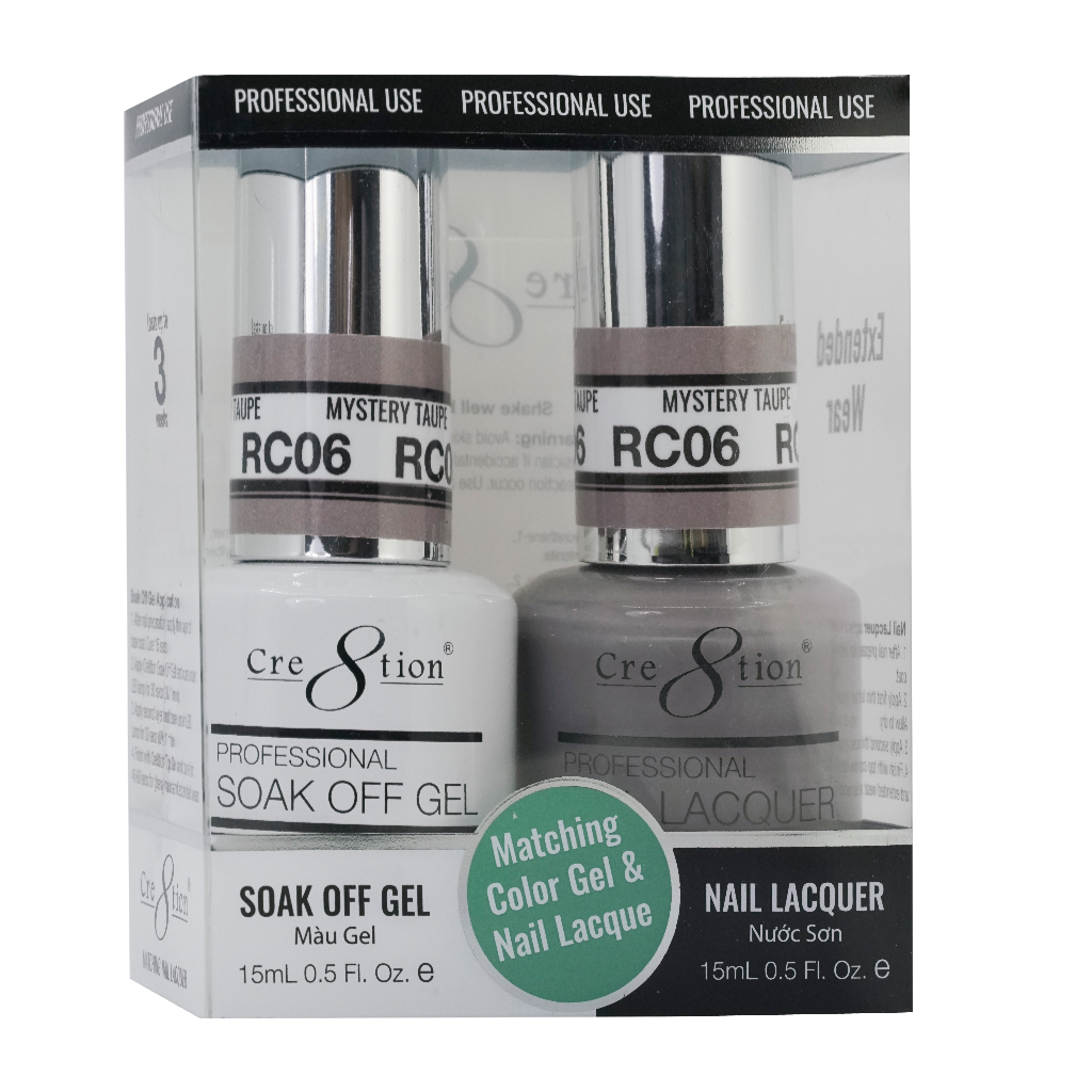 Cre8tion Gel Polish & Nail Lacquer, Rustic Collection