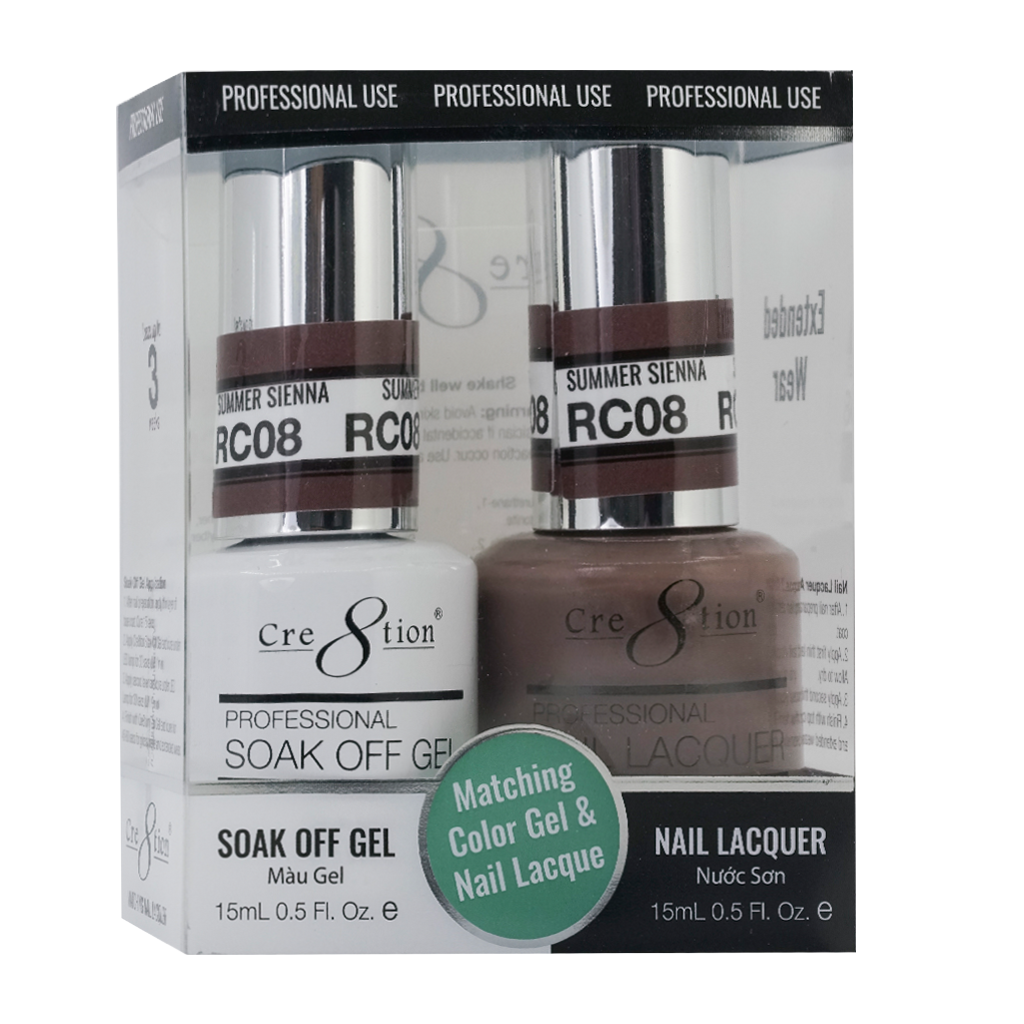 Cre8tion Gel Polish & Nail Lacquer, Rustic Collection
