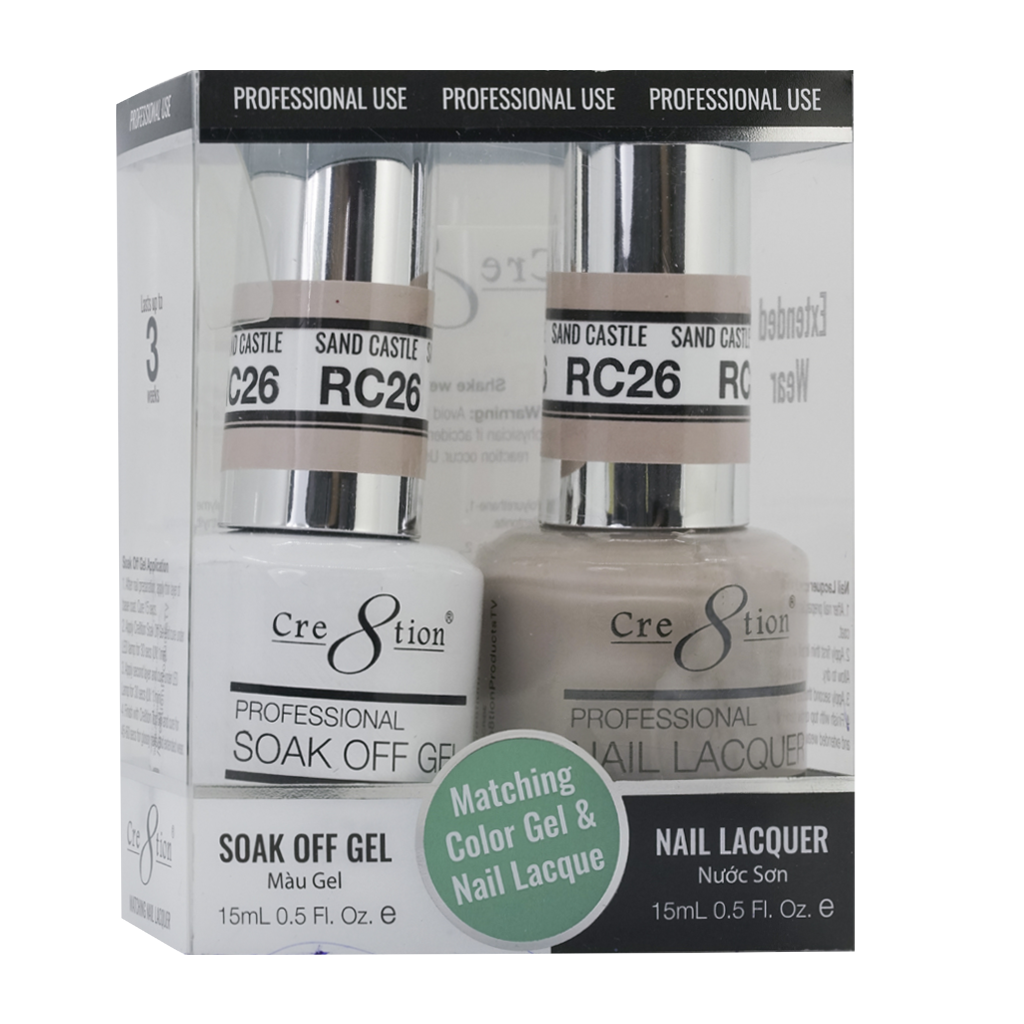 Cre8tion Gel Polish & Nail Lacquer, Rustic Collection