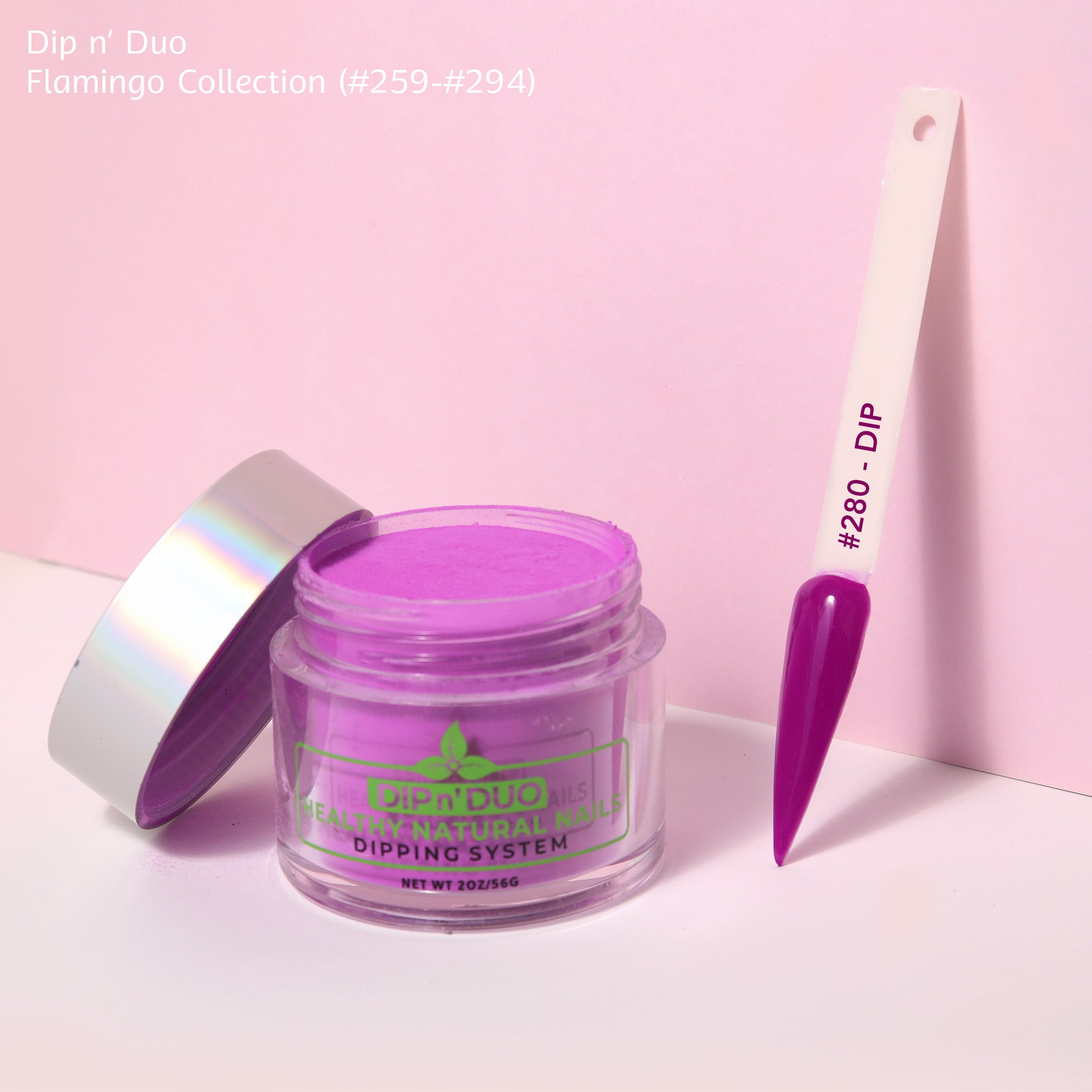 Dip n Duo Flamingo Collection Color 280 Dipping Powder