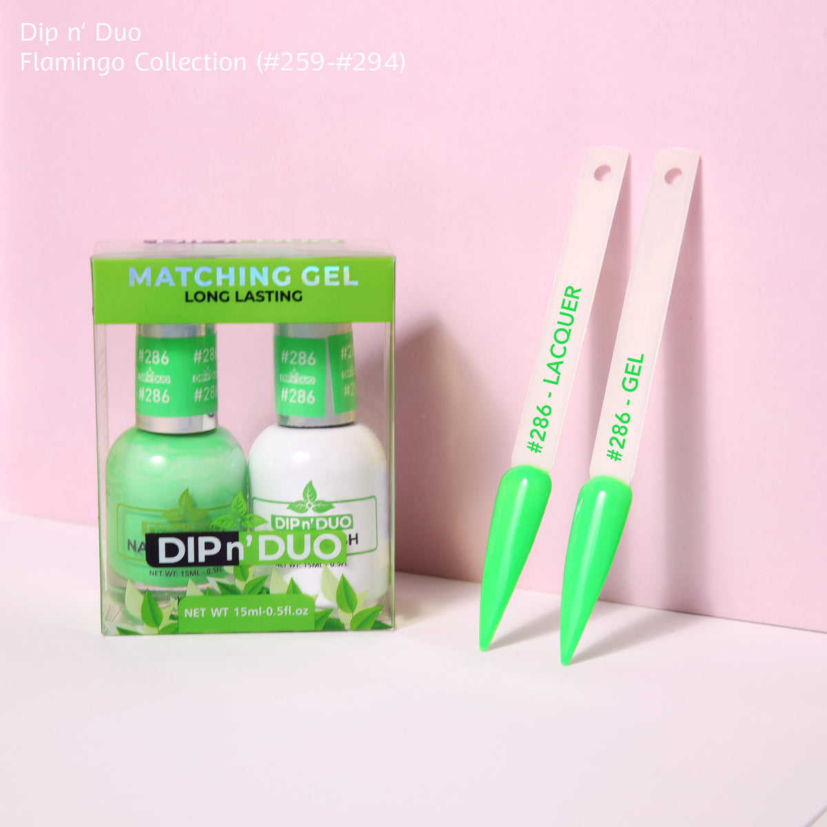 Dip n Duo Flamingo Collection Color 286 Gel polish Nail Lacquer