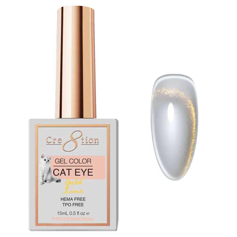 Cre8tion Cat Eye 0.5oz - Gold Line