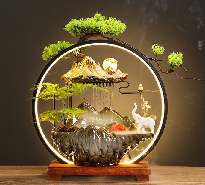 Harmony LED Waterfall Incense Fountain