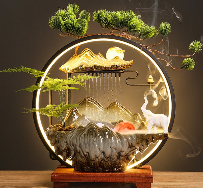 Harmony LED Waterfall Incense Fountain